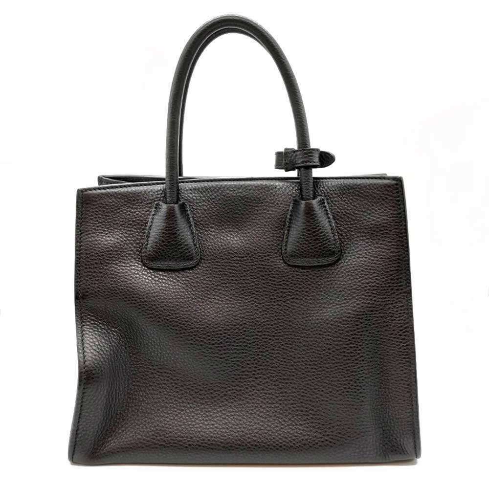 PRADA Black Leather Shoulder Bag - Picture 2 of 7
